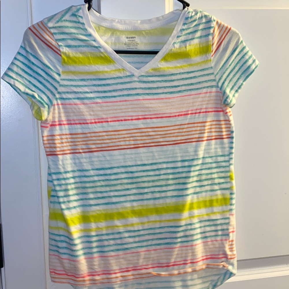 Colorful Striped Tee